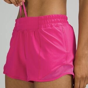 Lululemon Hotty hot shorts sonic pink